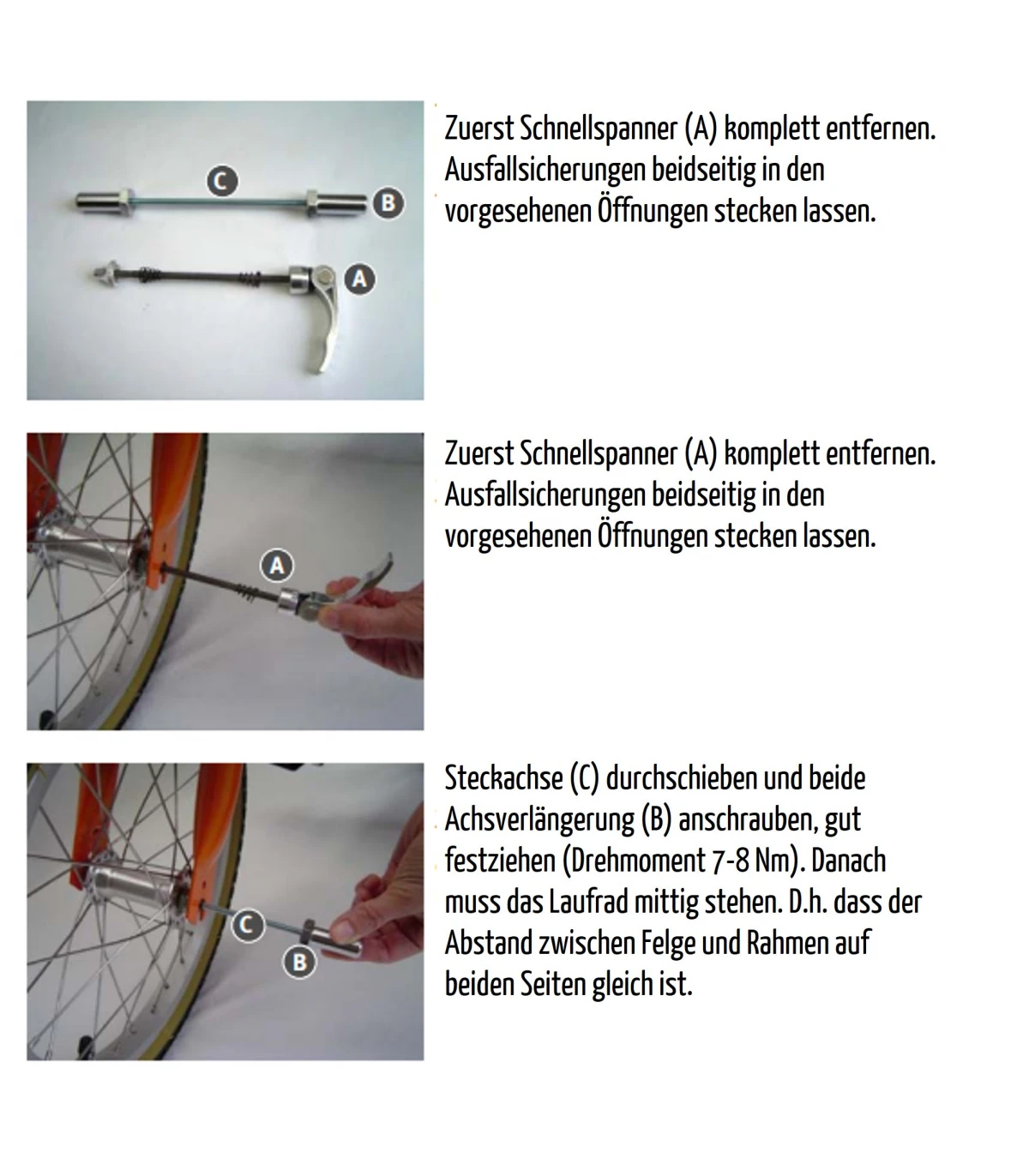 FollowMe Achsenverlängerungsmutter - bike-components