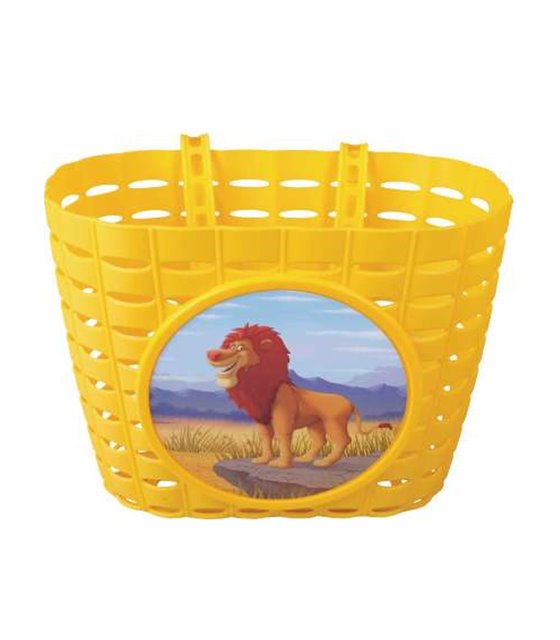 Children's bike basket WIDEK handlebar basket yellow