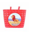 Children's bike basket WIDEK handlebar basket red
