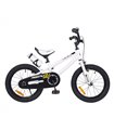 Bicicletta per Bambini 16 pollici Royal Baby Freestyle con porta borraccia bianco