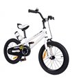 Bicicletta per Bambini 16 pollici Royal Baby Freestyle con porta borraccia bianco