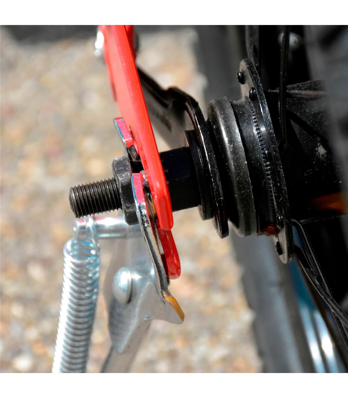 Bequille velo laterale ajustable Support de bicyclette réglable de