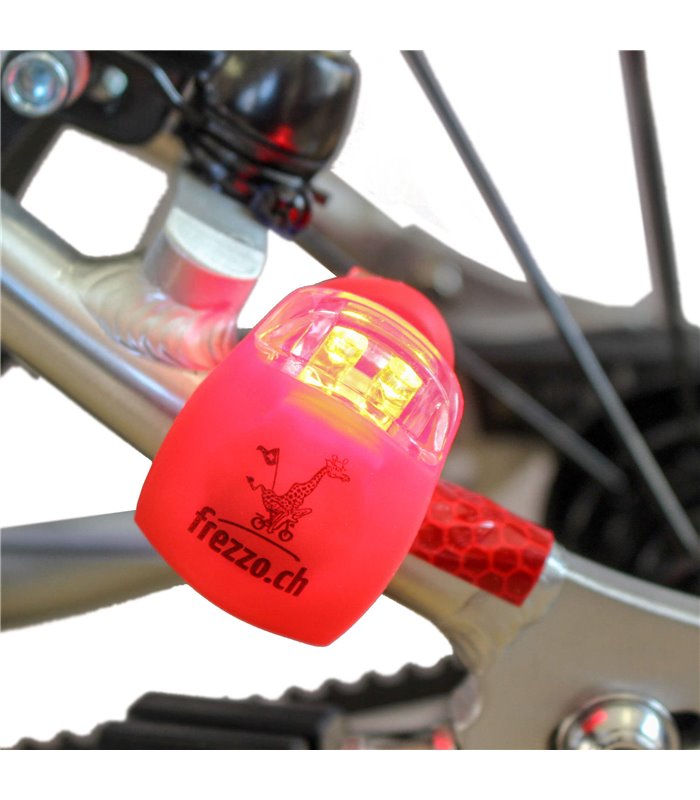 Velolicht Scooterlicht frezzo flexibles Silikon Licht-Set grün rot