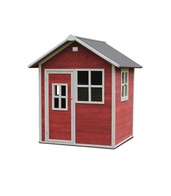 EXIT Loft 100 wooden playhouse - red