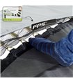 EXIT Elegant Premium Inground-Trampolin 214x366cm mit Deluxe Sicherheitsnetz - grün