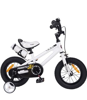 Kindervelo 12 Zoll RB Freestyle mit Getränkehalter weiss
