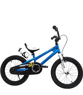 Vélo d'enfant 16 pouces Royal Baby Freestyle avec Porte-bidon bleu
