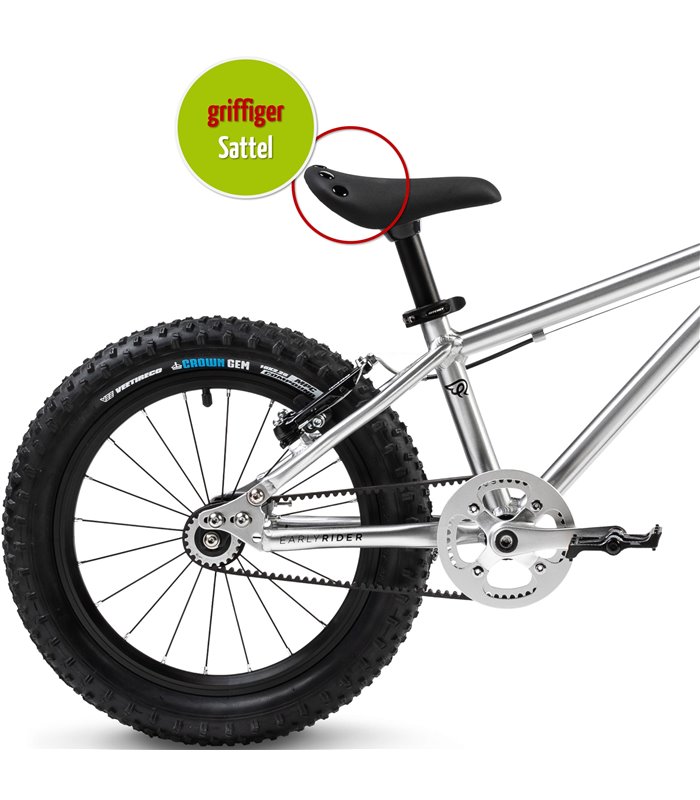 Kindervelo 16 Zoll Early Rider Belter Trail T16 VeeTire 2.25" + gratis Lichtset