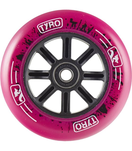 Stunt Scooter Wheel 110mm Longway Tyro Nylon rosa