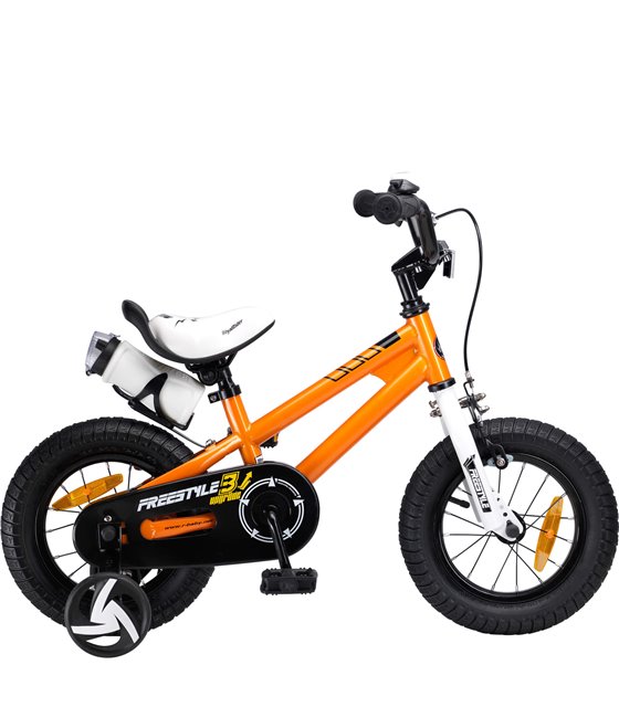 Bicicletta Per Bambini RB Freestyle da 12 pollici con porta drink arancione