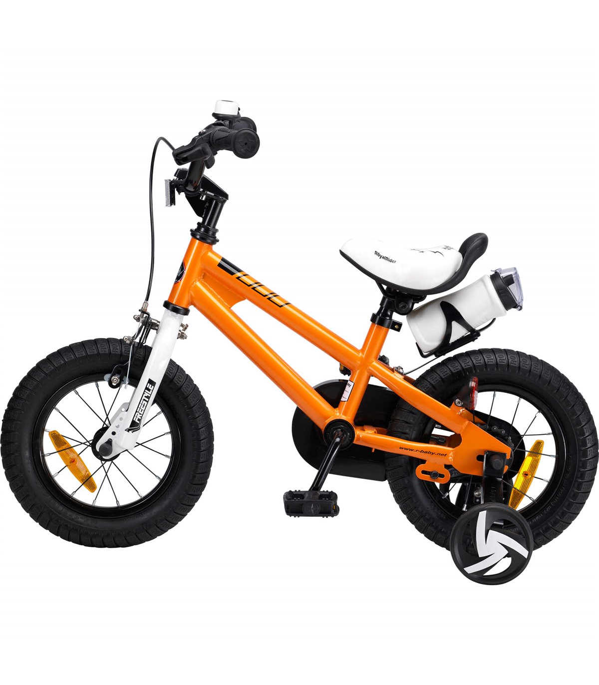 Vélo Pour Enfants 12 pouces RB Freestyle avec porte-boissons orange