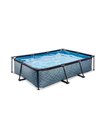 Frame pool Exit 300x200x65cm with filter pump grey