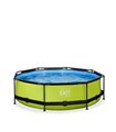 Frame pool Exit 300x76cm with filter pump grey