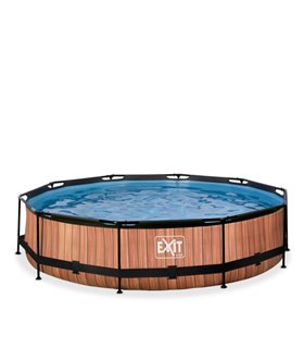 Rahmen Pool 360x76cm Lime