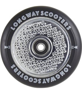 Stunt Scooter Rad 110mm Longway FabuGrid chrome silber