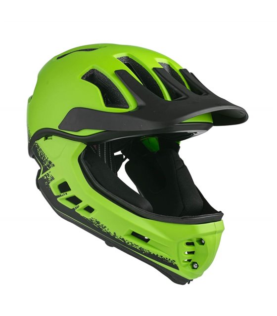 Fullface Helmet frezzo Rowdy [M] (53-57cm) Frog incl. chin pad + free light