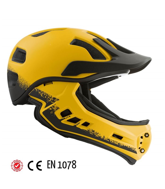 Casque fullface frezzo Rowdy [M] 53-57cm Sunny mentonnière incluse + lumière gratuite