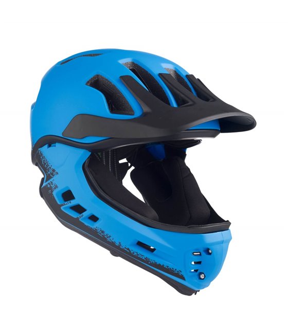 Fullface Helmet frezzo Rowdy [S] (48-52cm) Racer + FREE USB Light