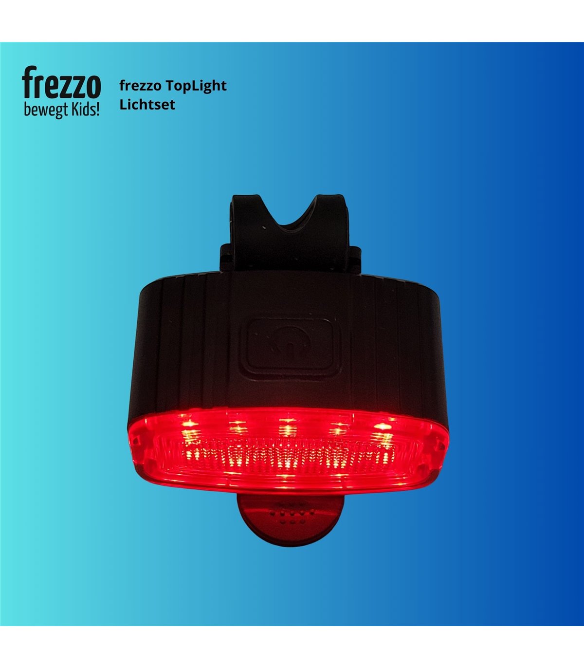 Velolicht frezzo TopLight LichtsetFront- und Rückscheinwerfer mit Akku USB-C  aufladbar