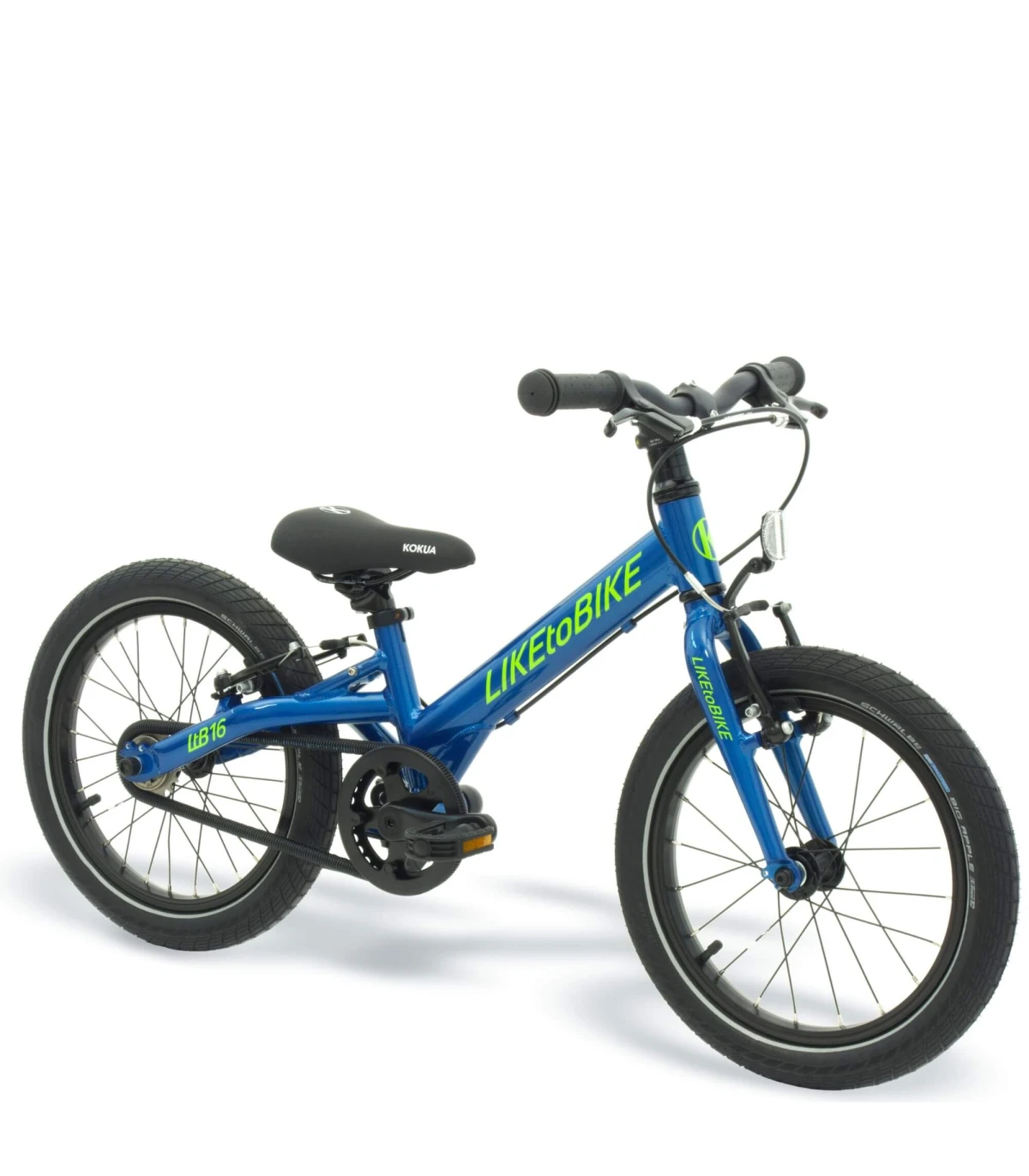 Kindervelo 16 Zoll KOKUA LIKEtoBIKE V Bremse schwarz