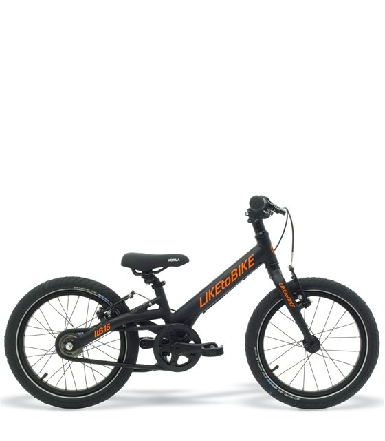 16-inch Children's Bike Kokua LikeaBike Black with 2-Speed Automatic