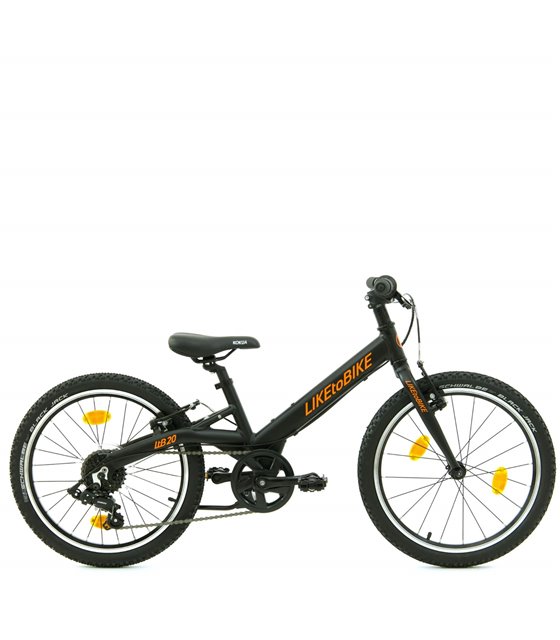 Bicicletta per bambini 20 pollici KOKUA LIKEtoBIKE SR Black/Orange