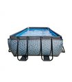 Pool Exit 540x250x100cm mit Sandfilterpumpe - grau