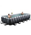 Pool Exit 540x250x100cm mit Sandfilterpumpe - schwarz