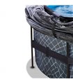 Pool Exit ø427x122cm mit Sandfilterpumpe und Abdeckung - grau
