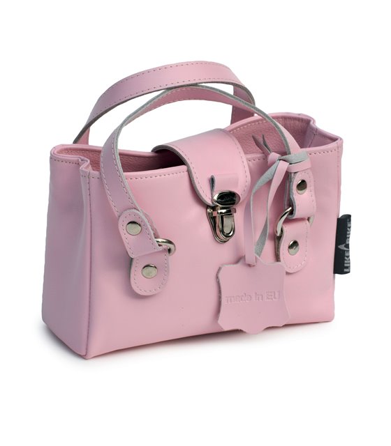 Handtasche für Kinder Kokua Leder rosa