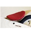 KOKUA LIKEaBIKE Saddle Cover in Leather for Wooden Balance Bikes red