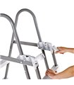 Ladder frame pool Exit 85-105cm grey