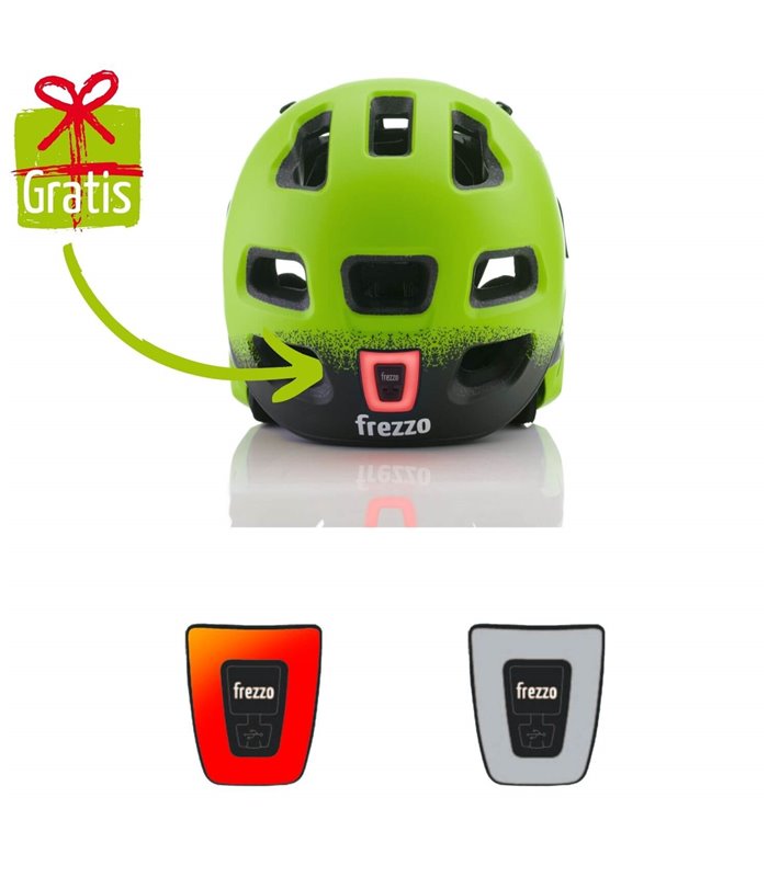 Casque Fullface frezzo Rowdy [S] (48-52cm) Frog + Lumière USB GRATUITE