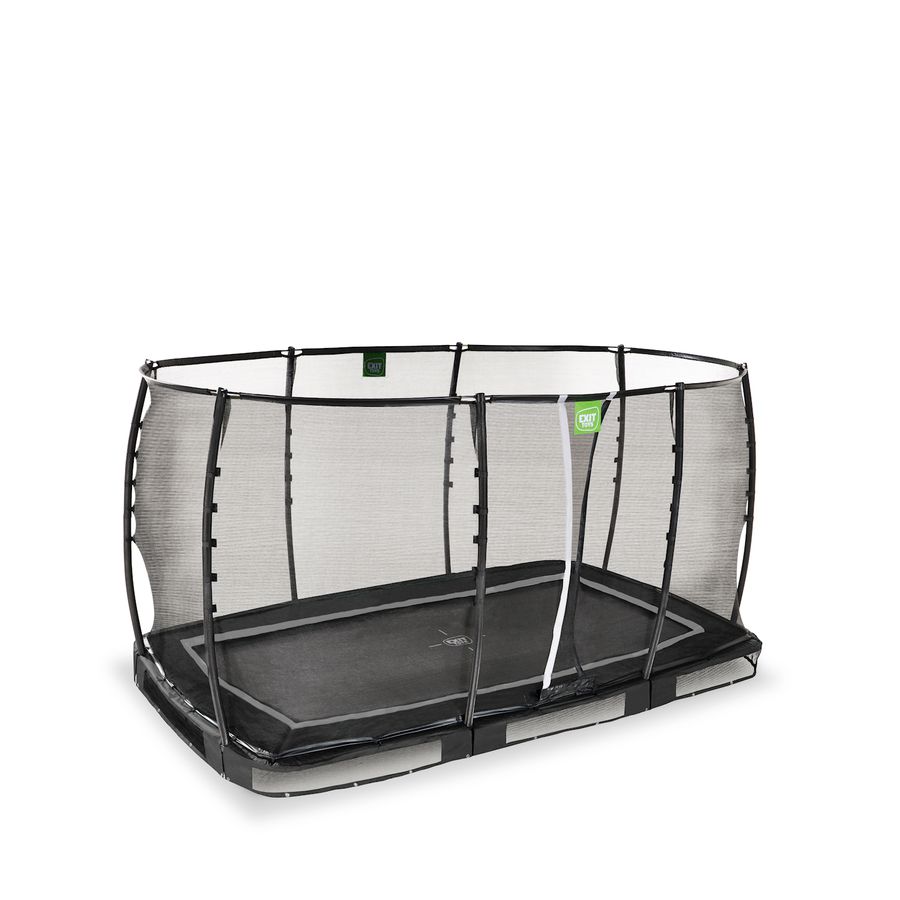 Allure Premium Bodentrampolin 214x366cm - schwarz