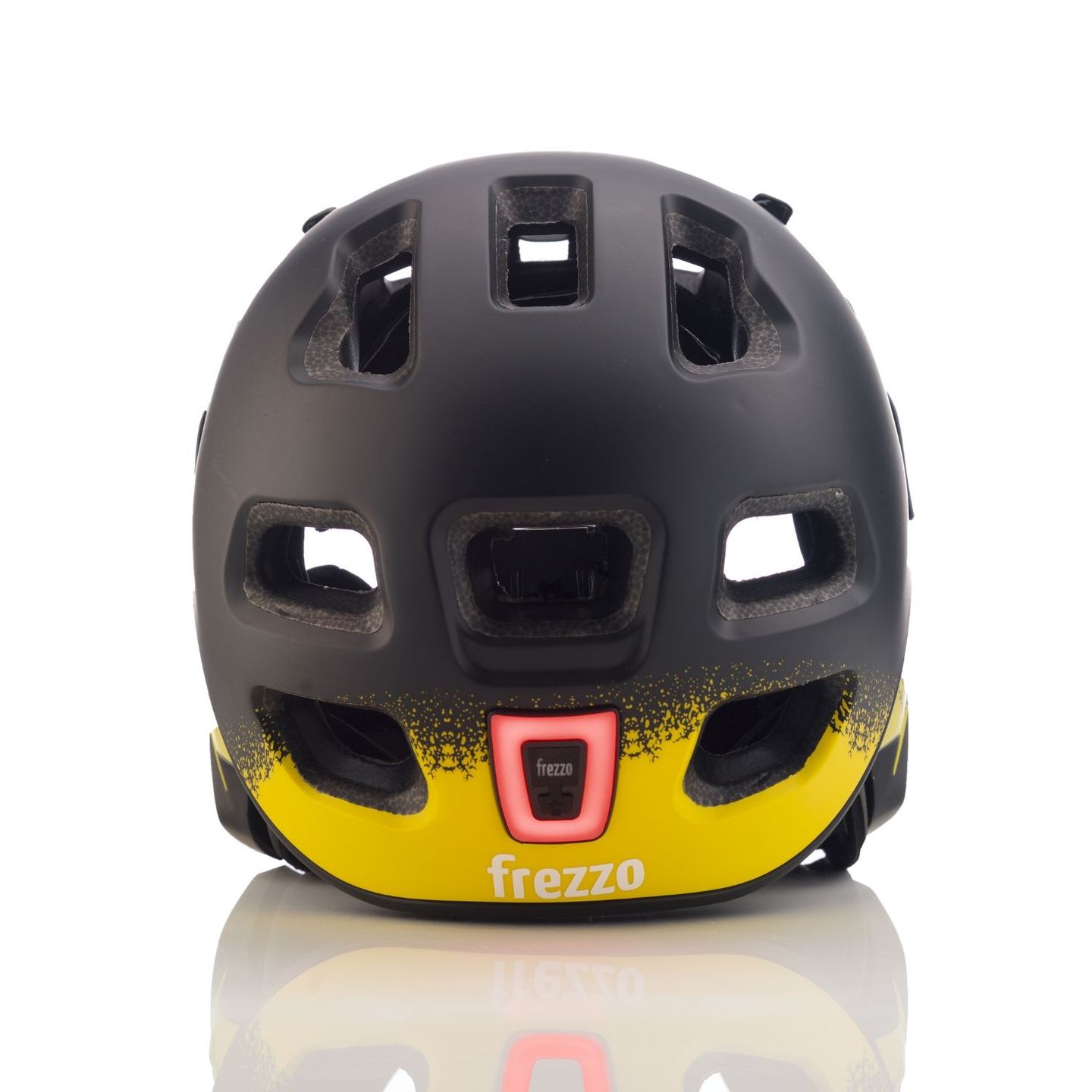 frezzo Rowdy Fullface Helm Star schwarz/gelb Grösse M