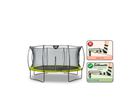 Silhouette Trampolin ø427cm - grün
