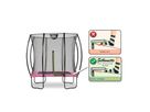 Silhouette Trampolin 153x214cm - rosa