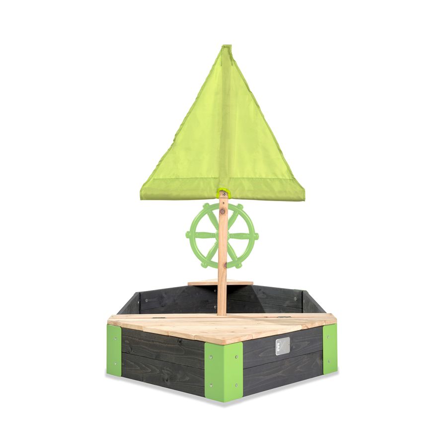 Aksent Holzsandkasten Boot 190x90cm