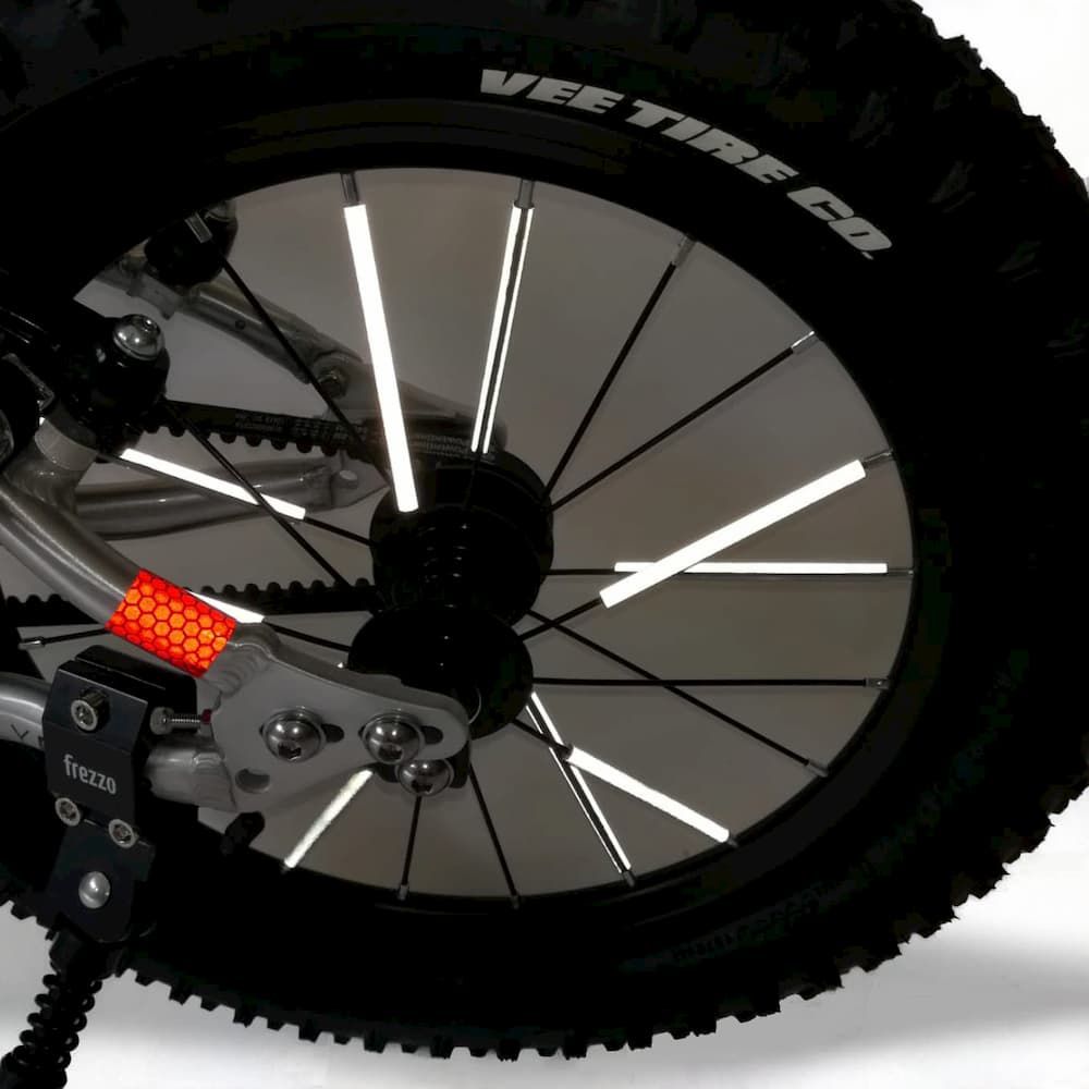 Reflektor Set Klebestreifen 1x weiss vorne und 1x rot hinten