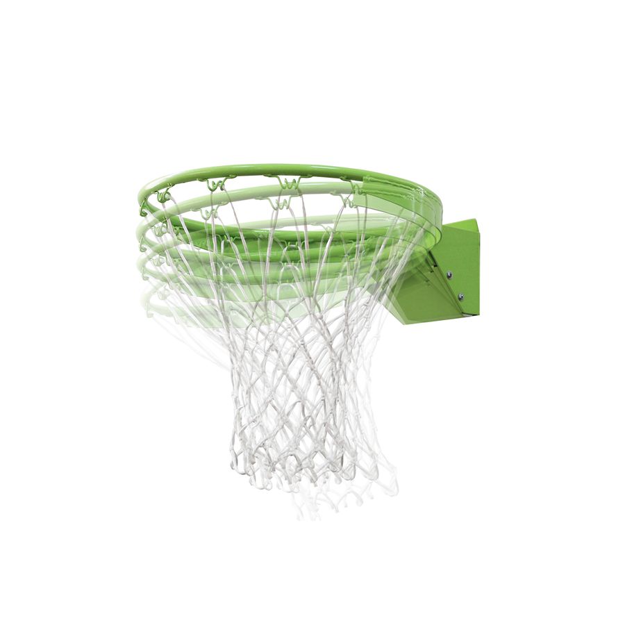 Basketball-Dunkring mit Netz -grün
