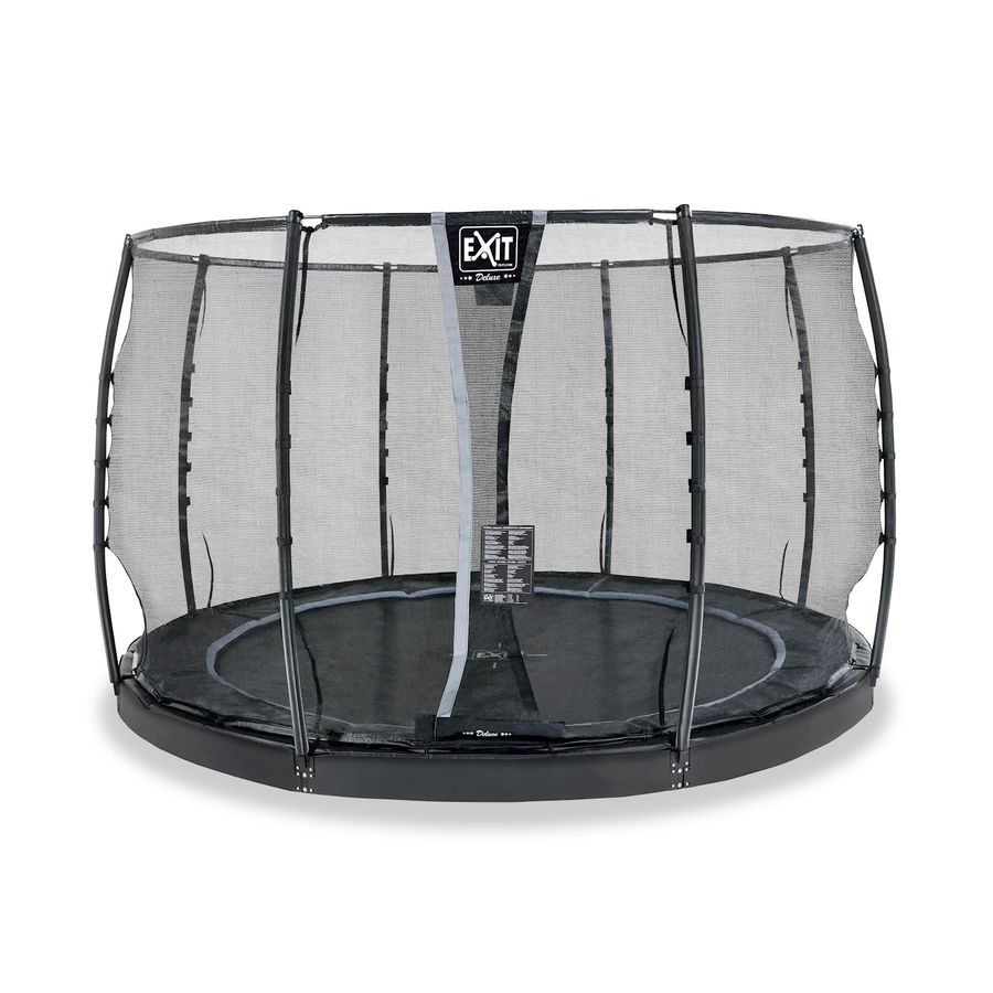 Trampolin Ground Dynamic mit Netz 305 cm - schwarz