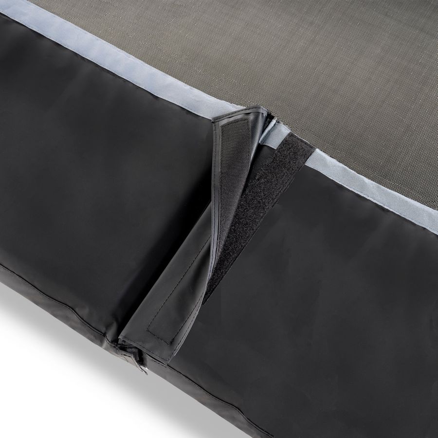 Trampolin PeakPro inkl. Sicherheitsnetz 244x427 cm - schwarz