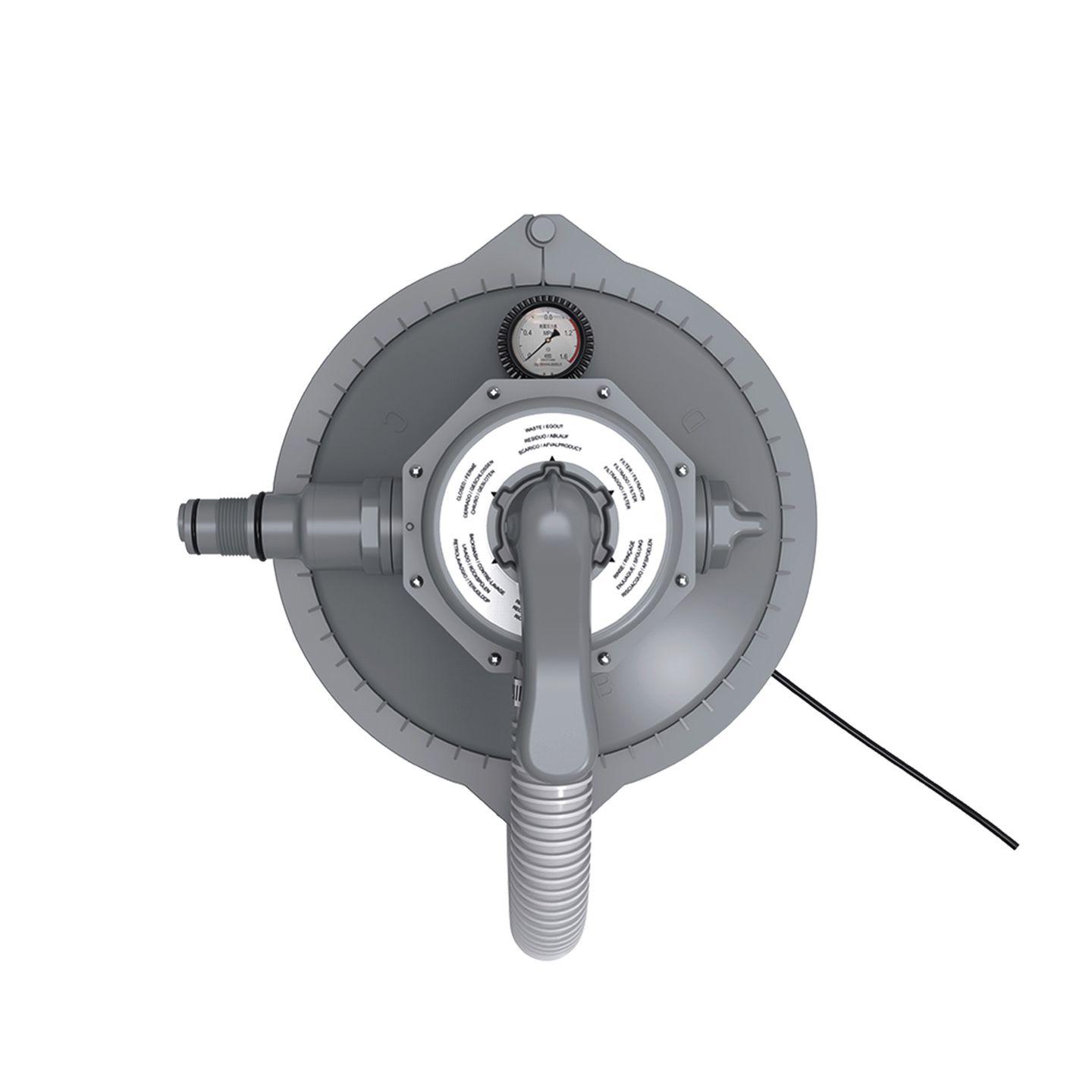 Pool Sandfilterpumpe 37 m3 (1000 gal/) grau