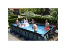Pool inkl. Sandfilterpumpe 540x250x100 cm - Black Leather
