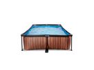 Pool inkl. Kartuschenfilter Pumpe 300x200x65 cm - Wood