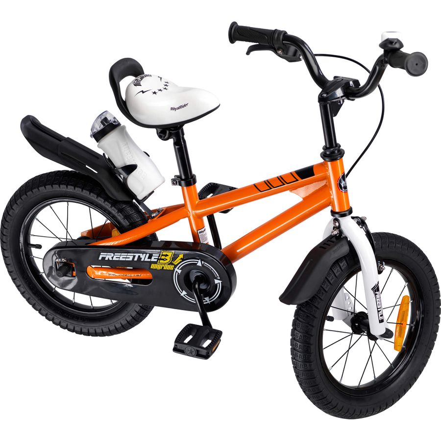 Freestyle 14 Zoll Kindervelo mit Getränkehalter orange