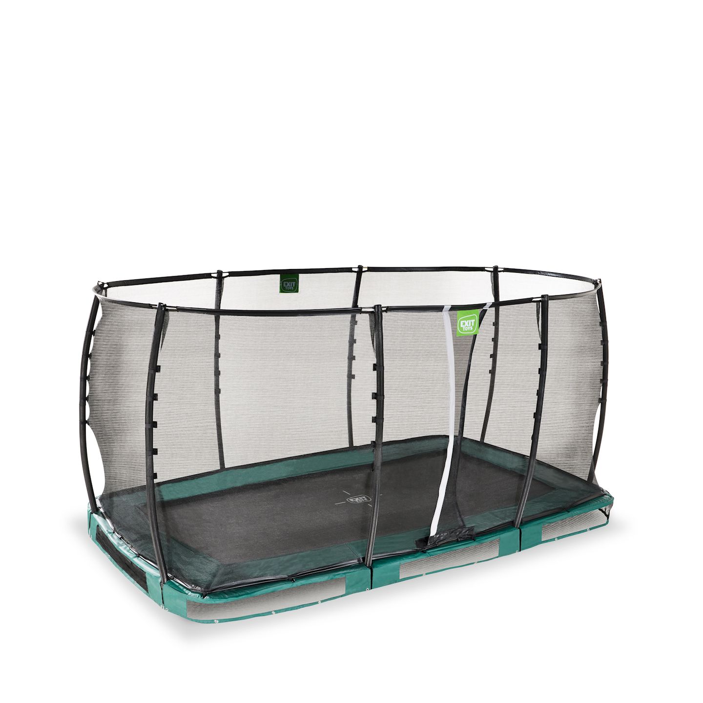 Allure Premium Bodentrampolin 244x427cm - grün