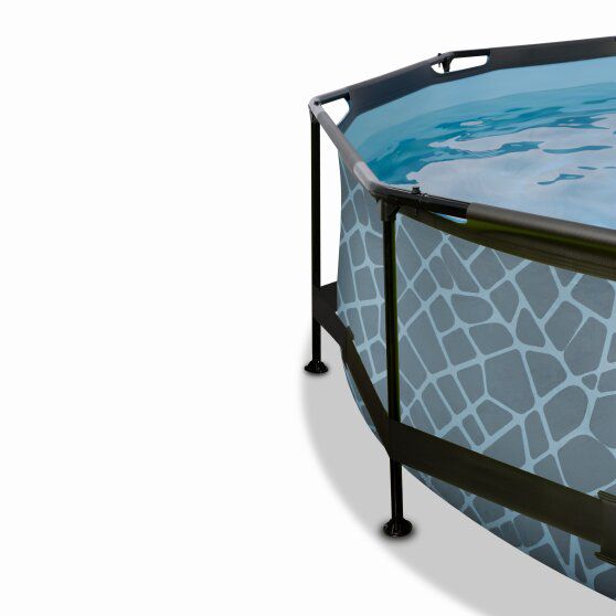 Pool inkl. Kartuschenfilter Pumpe 360x76 cm - Stone