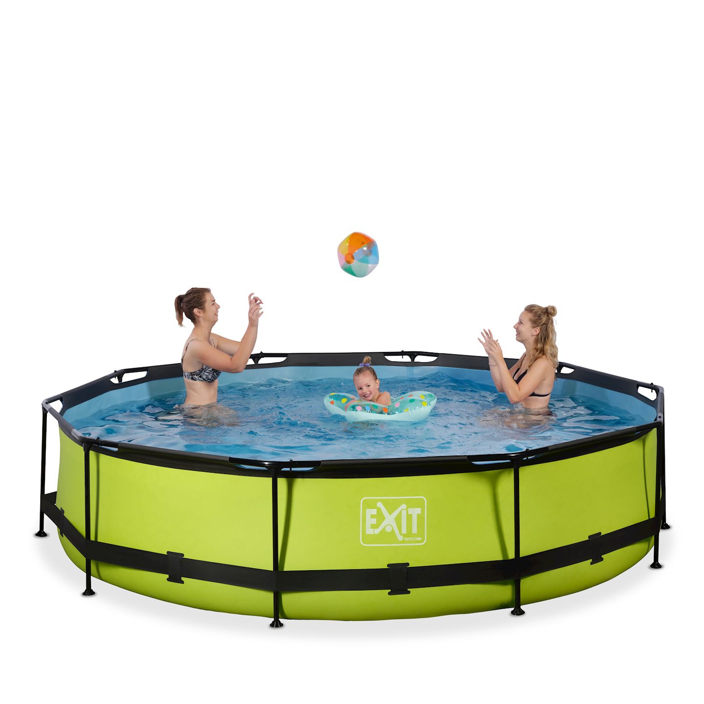 Pool inkl. Kartuschenfilter Pumpe 360x76 cm - Lime