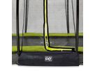 Silhouette Bodentrampolin ø366cm mit Sicherheitsnetz - grün